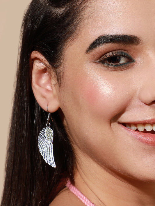 Silver Plated Designer Party Drop Earring