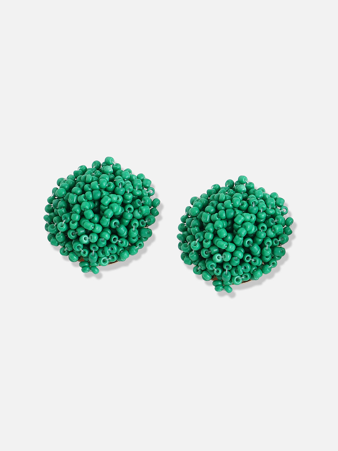 Gold Plated Designer Stone Party Stud