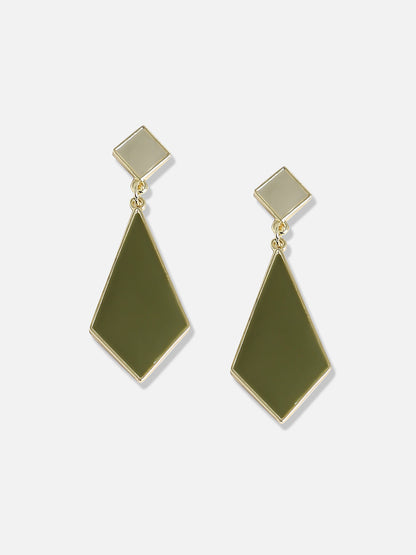 Gold Plated Designer Casual Drop Earring