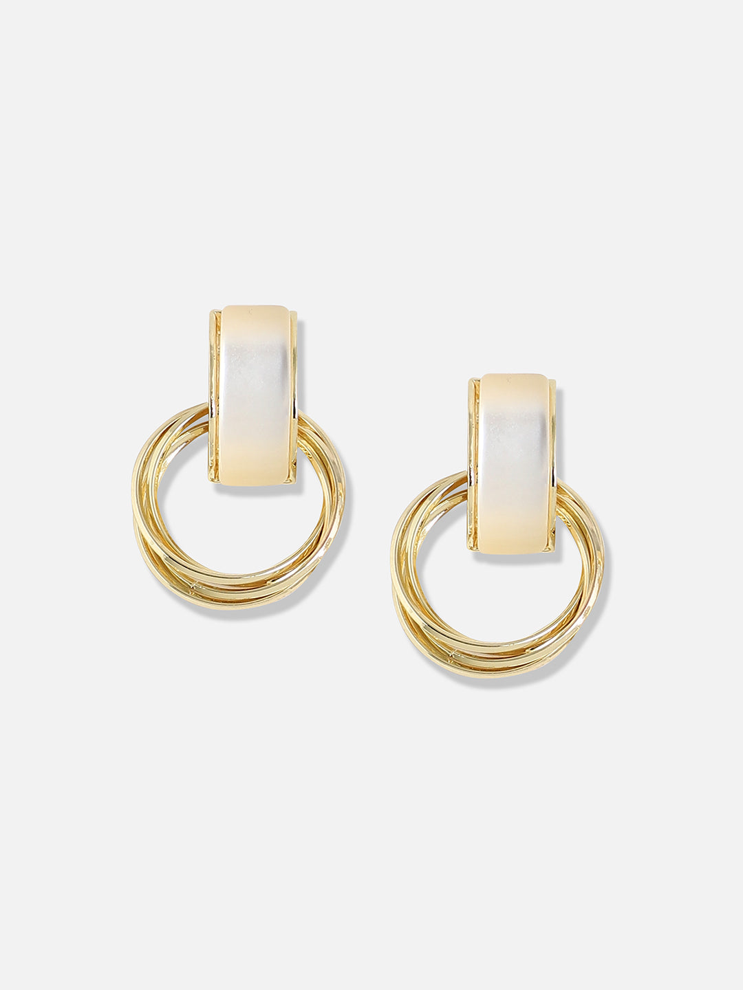 Gold Plated Designer Casual Drop Earring