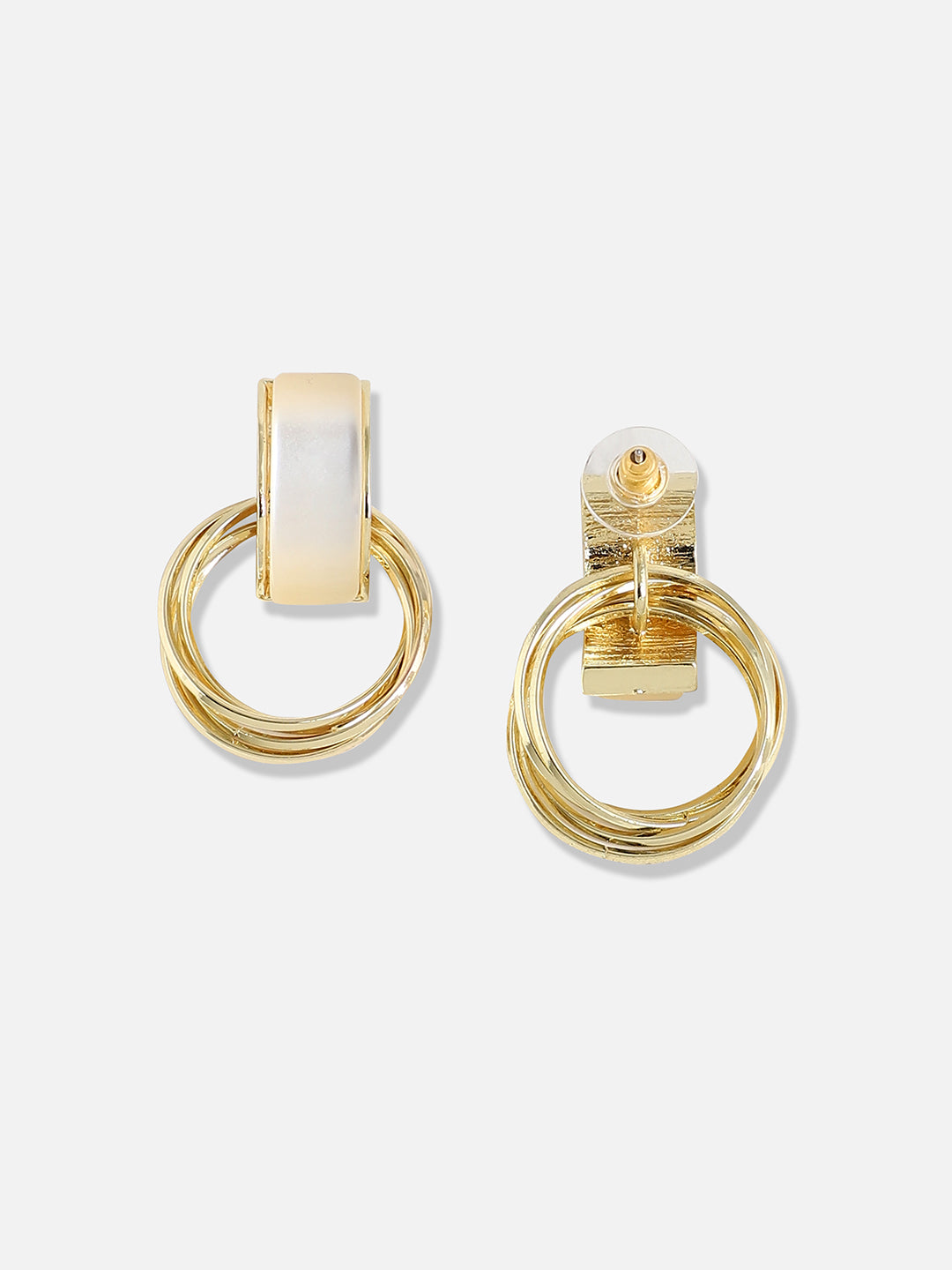 Gold Plated Designer Casual Drop Earring