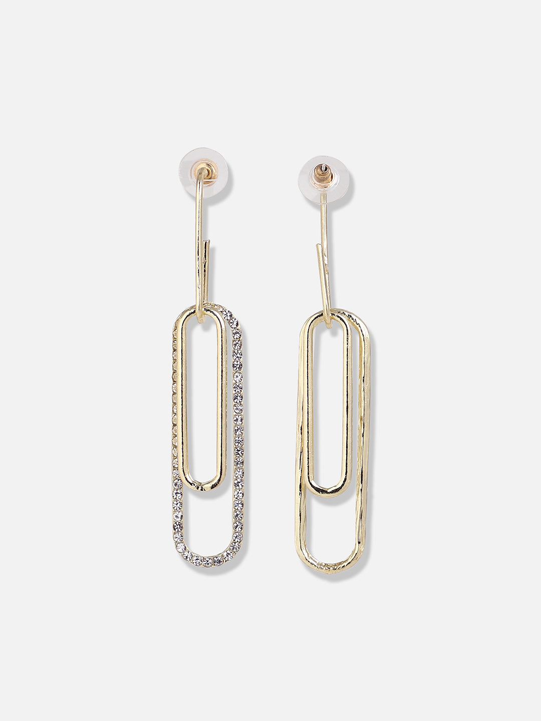 Silver Plated Designer Stone Casual Drop Earring