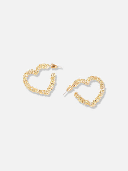 Gold Plated Designer Stone Casual Drop Earring