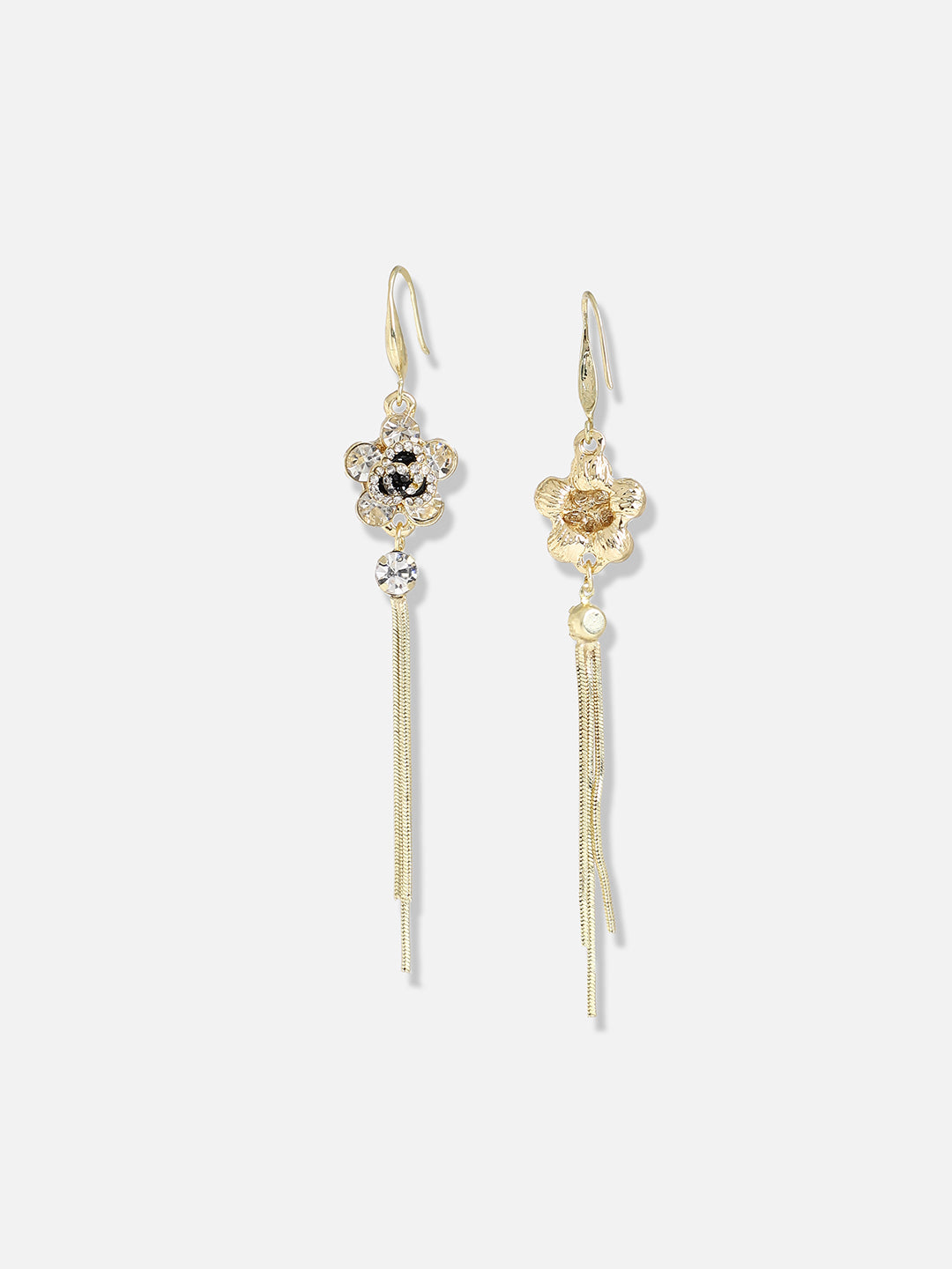 Gold Plated Designer Stone Casual Drop Earring