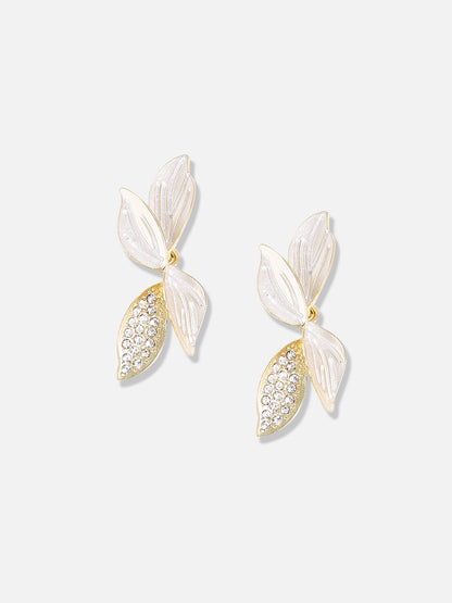 Silver Plated Designer Stone Party Drop Earring