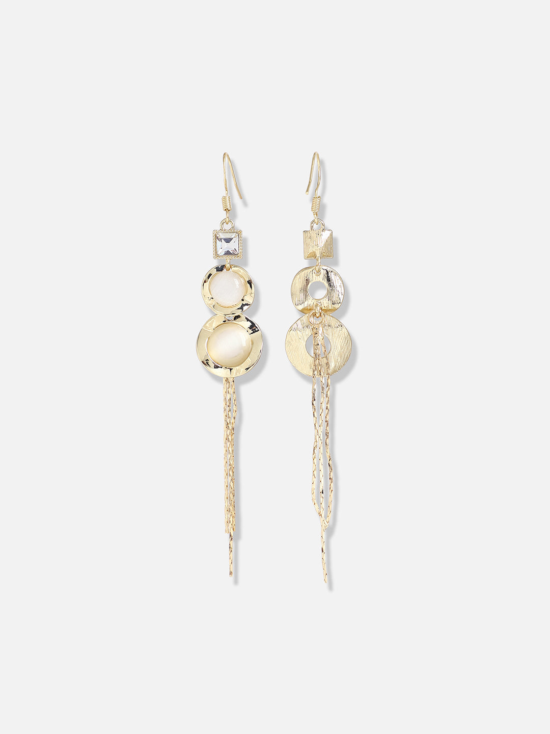 Gold Plated Designer Stone Party Drop Earring