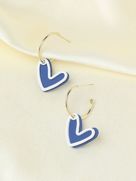 Silver Plated Designer Casual Drop Earring