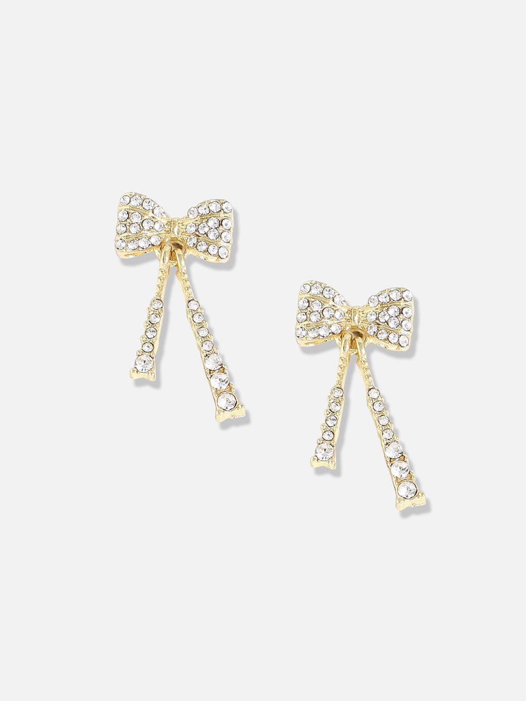 Gold Plated Designer Stone Casual Drop Earring