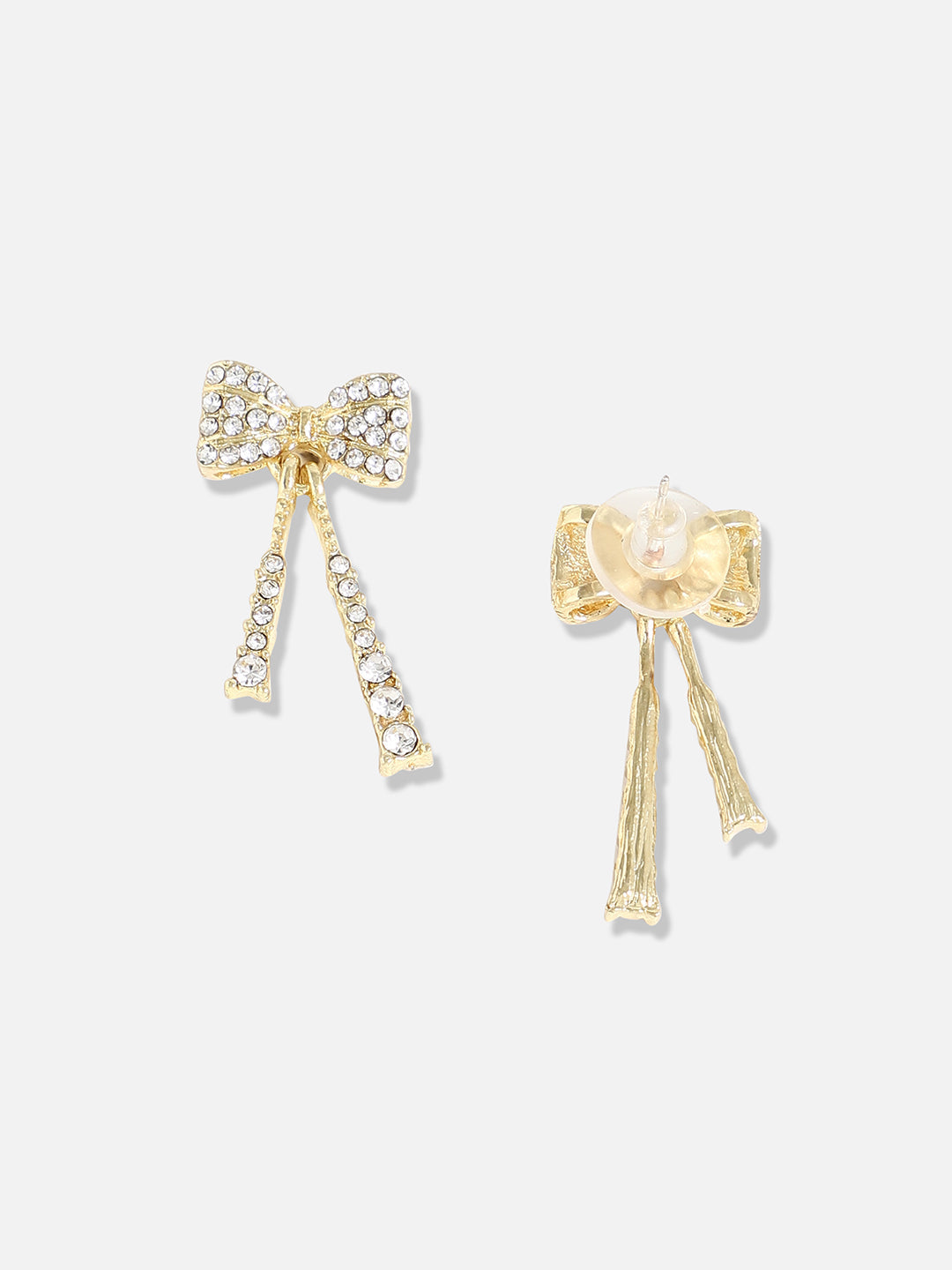 Gold Plated Designer Stone Casual Drop Earring