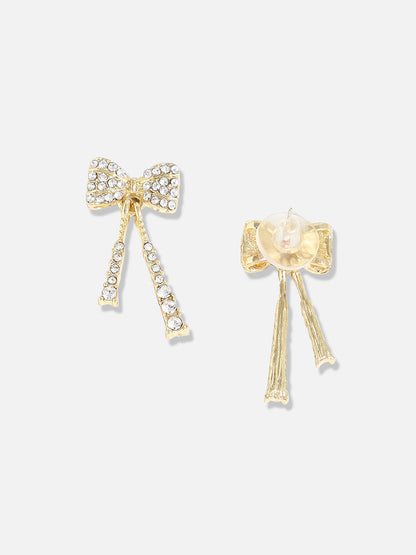 Gold Plated Designer Stone Casual Drop Earring