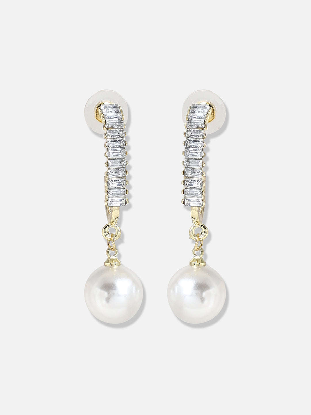 Silver Plated Pearls Casual Drop Earring