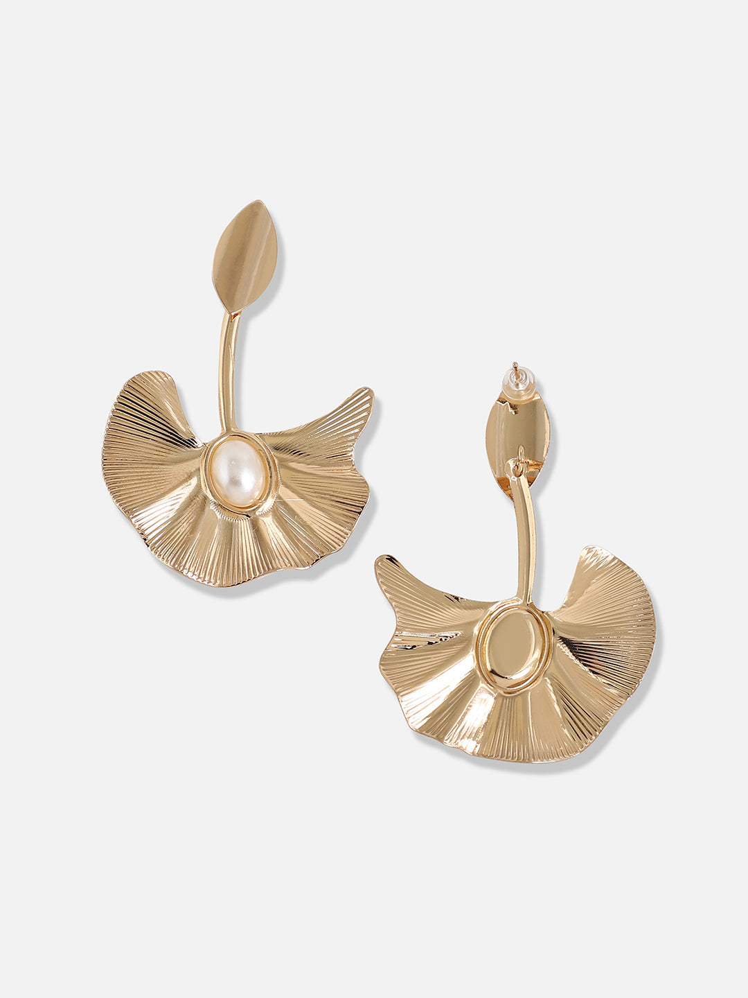 Gold Plated Designer Casual Drop Earring