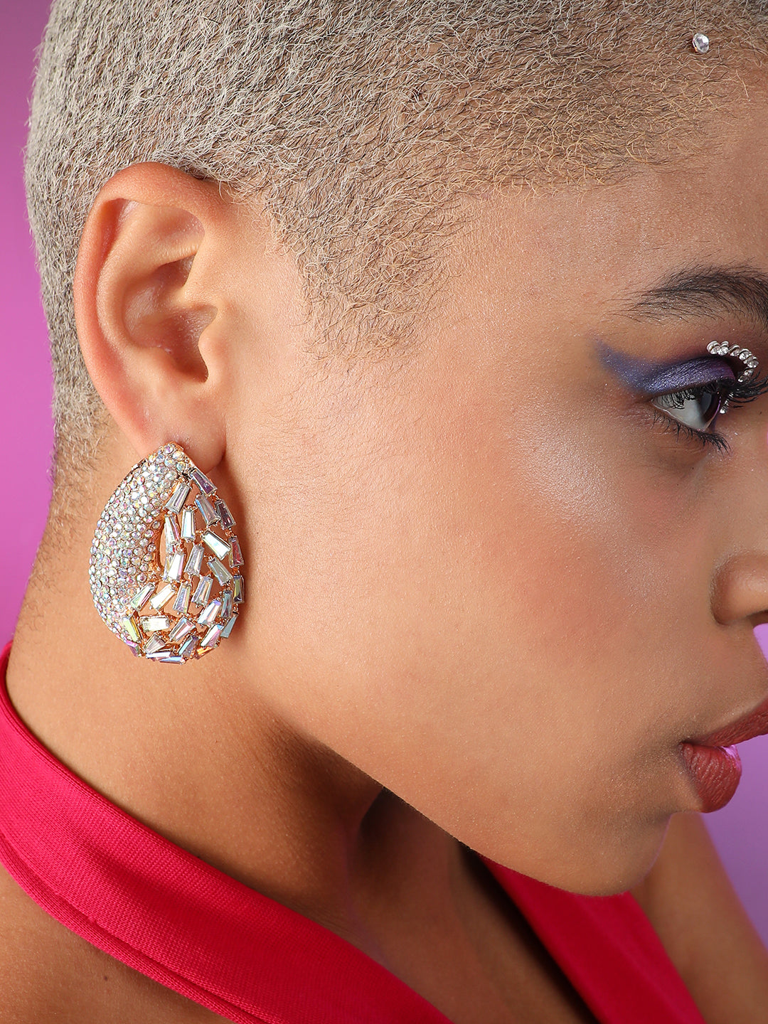 Gold Plated Designer Party Drop Earring