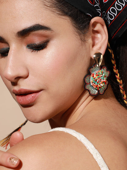 Gold Plated Designer Casual Stud