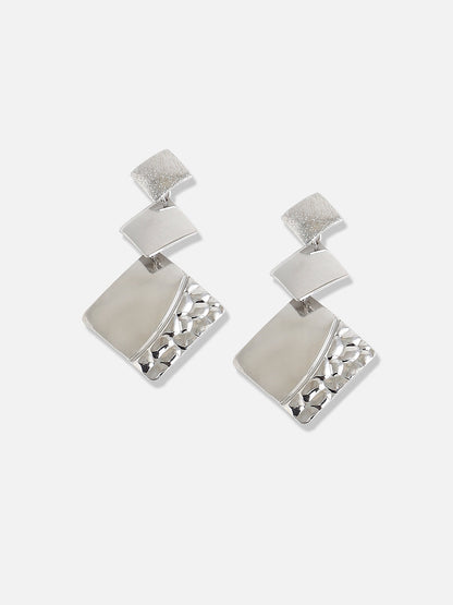 Silver Plated Designer Casual Drop Earring