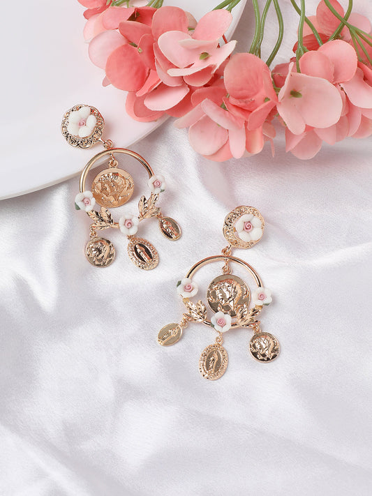 Gold Plated Designer Party Drop Earring