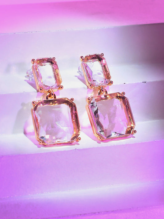Gold Plated Designer Casual Drop Earring