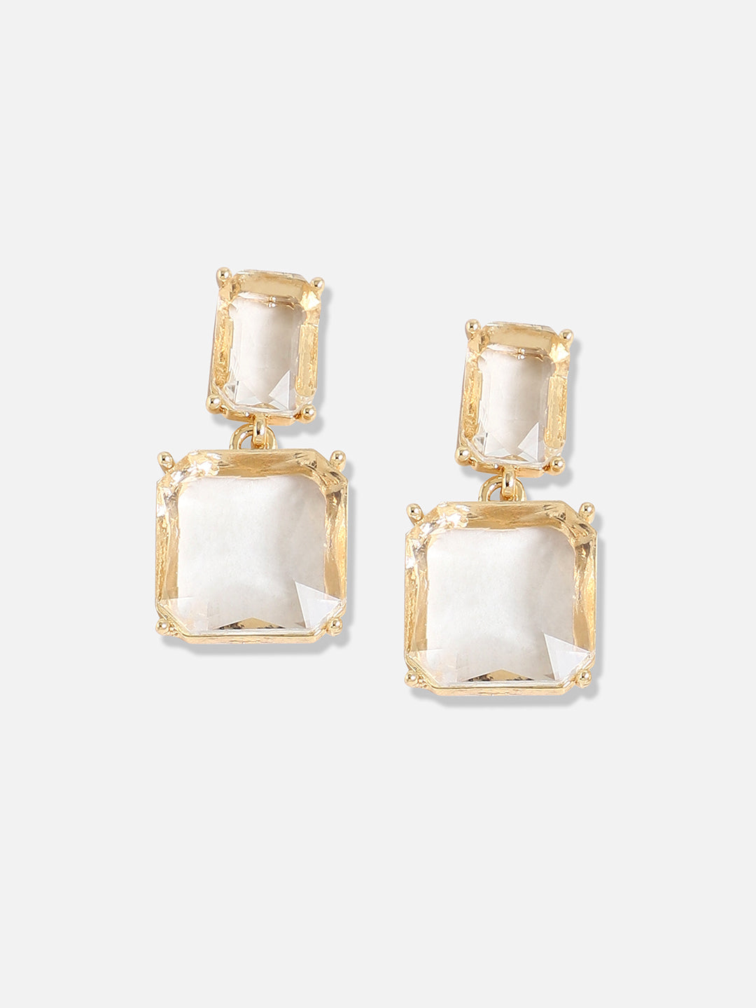 Gold Plated Designer Casual Drop Earring