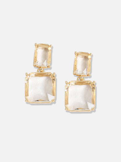 Gold Plated Designer Casual Drop Earring