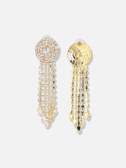 Silver Plated Designer Party Drop Earring