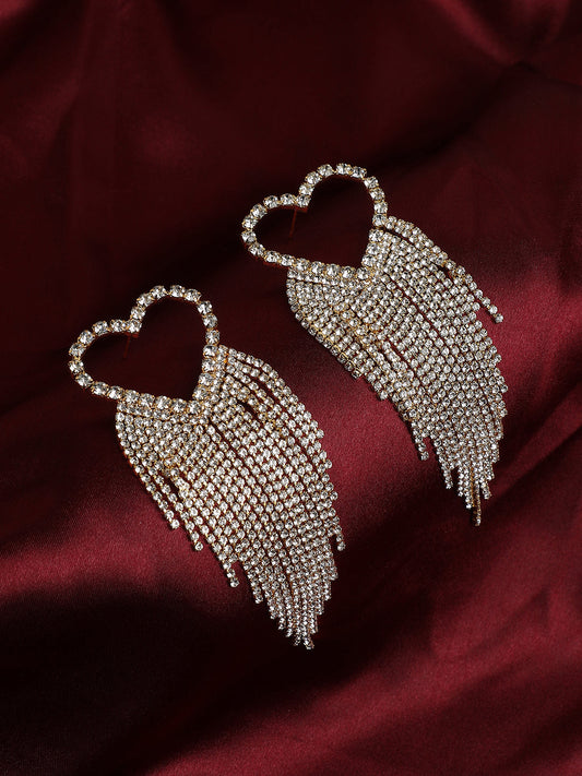 Gold Plated Designer Party Drop Earring