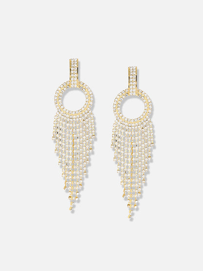 Gold Plated Designer Party Drop Earring