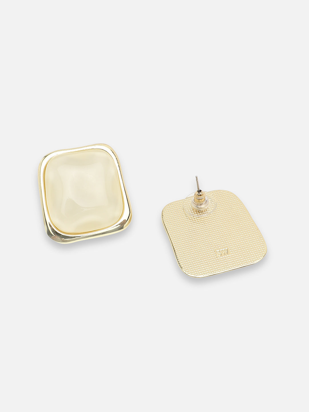 GOLD PLATED PARTY PEARLS STUD FOR WOMEN