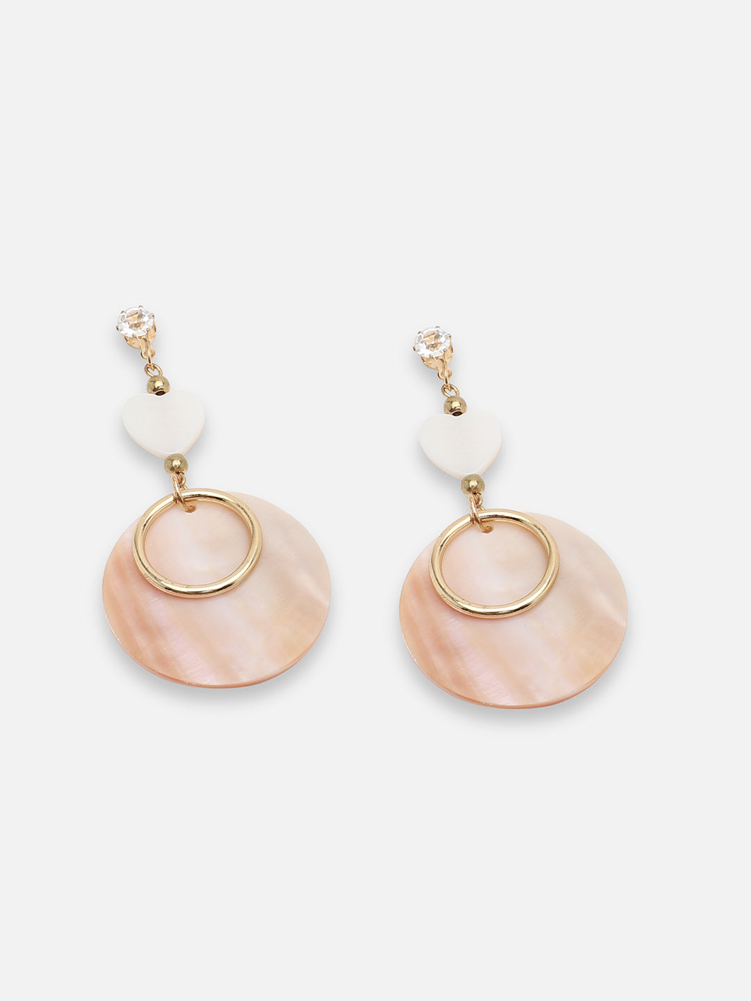 GOLD PLATED PARTY PEARLS DROP EARRING FOR WOMEN