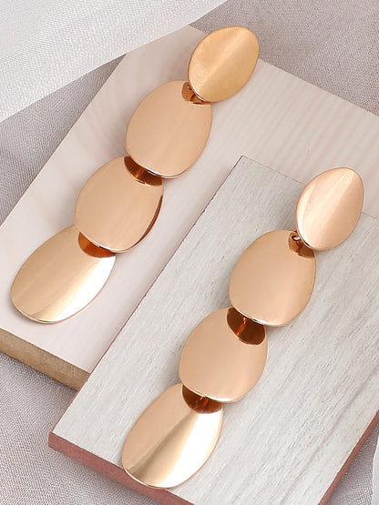 GOLD PLATED PARTY DESIGNER DROP EARRING FOR WOMEN