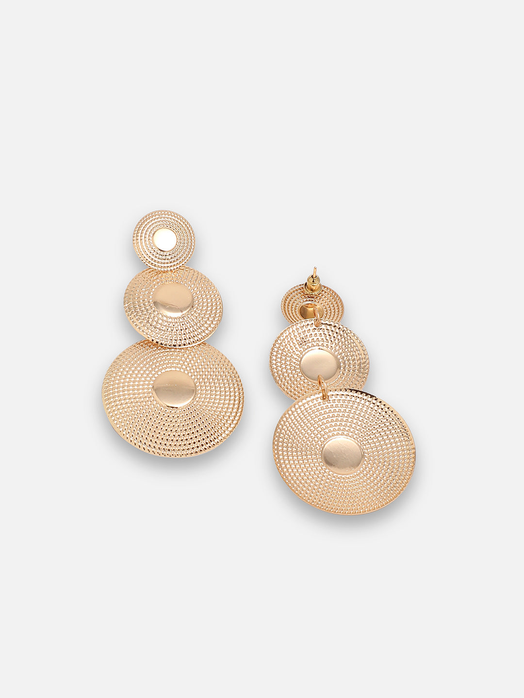 GOLD PLATED PARTY DESIGNER DROP EARRING FOR WOMEN