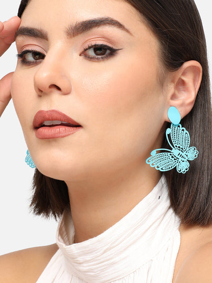 GOLD PLATED PARTY DESIGNER DROP EARRING FOR WOMEN