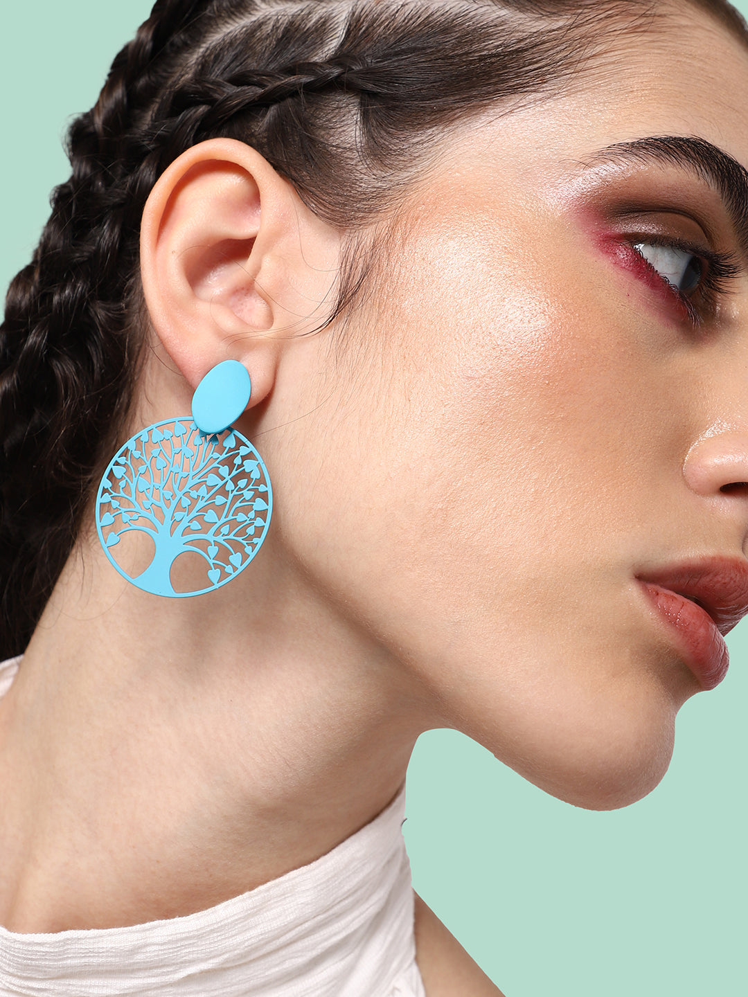 GOLD PLATED PARTY DESIGNER DROP EARRING FOR WOMEN