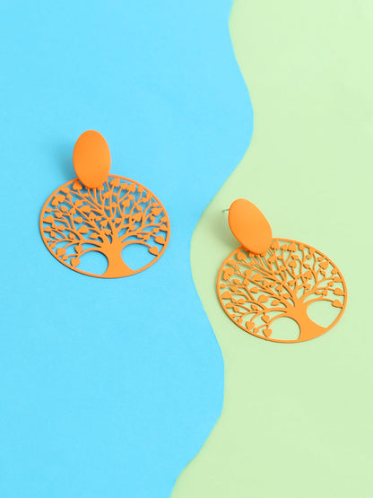 GOLD PLATED PARTY DESIGNER DROP EARRING FOR WOMEN