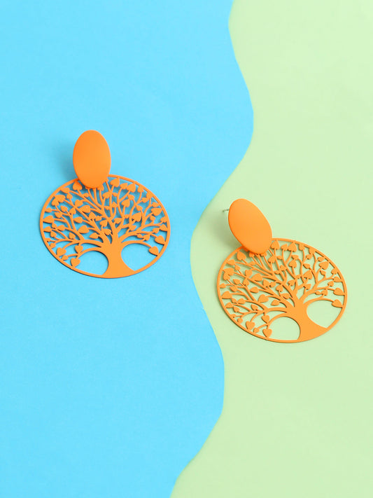GOLD PLATED PARTY DESIGNER DROP EARRING FOR WOMEN