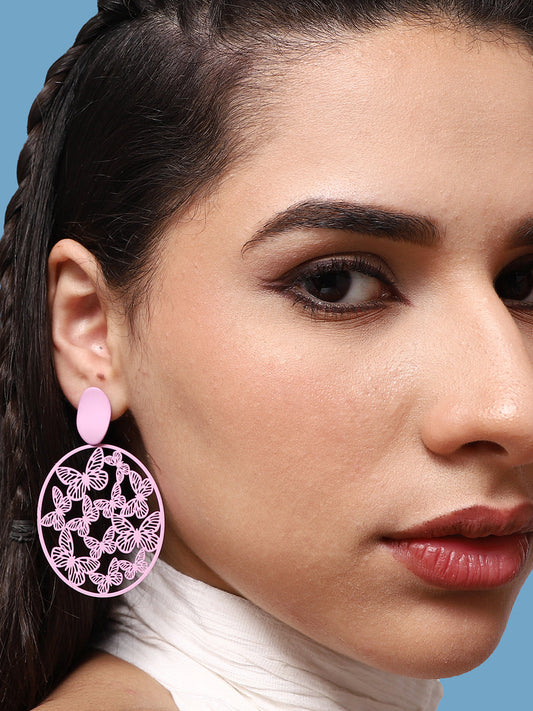 GOLD PLATED PARTY DESIGNER DROP EARRING FOR WOMEN