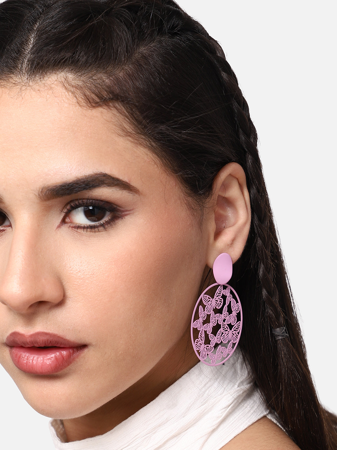 GOLD PLATED PARTY DESIGNER DROP EARRING FOR WOMEN