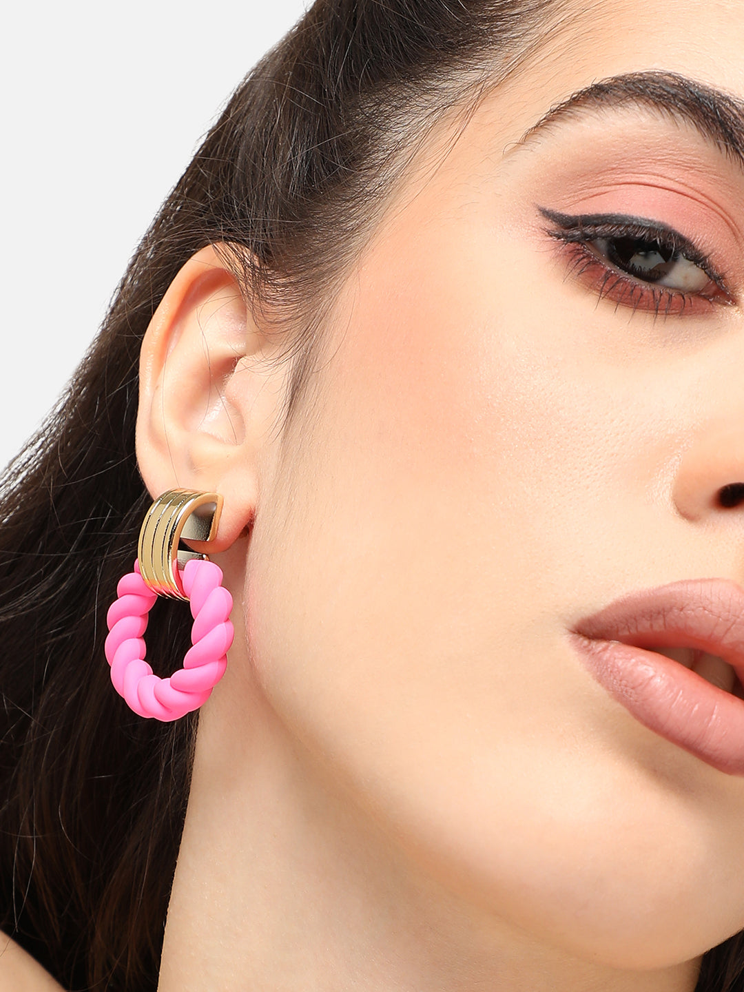 GOLD PLATED PARTY DESIGNER DROP EARRING FOR WOMEN