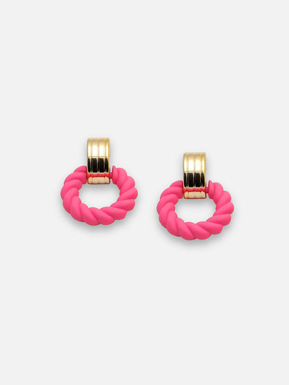 GOLD PLATED PARTY DESIGNER DROP EARRING FOR WOMEN