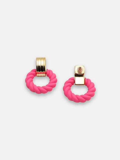 GOLD PLATED PARTY DESIGNER DROP EARRING FOR WOMEN