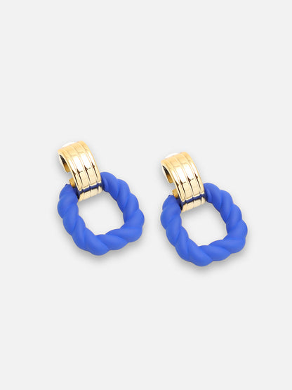 GOLD PLATED PARTY DESIGNER DROP EARRING FOR WOMEN