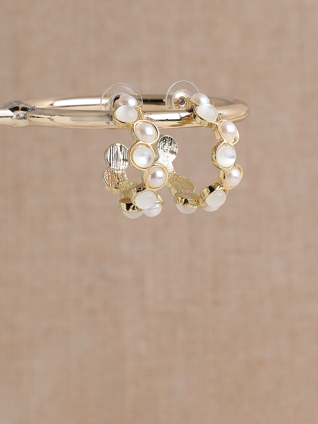 GOLD PLATED PARTY DESIGNER DROP EARRING FOR WOMEN