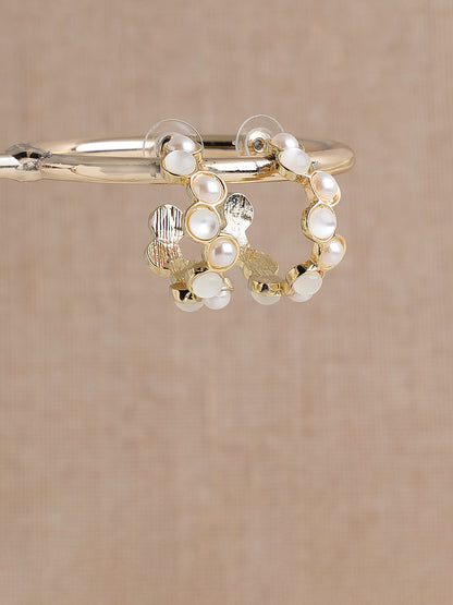 GOLD PLATED PARTY DESIGNER DROP EARRING FOR WOMEN