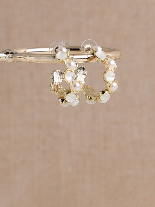 GOLD PLATED PARTY DESIGNER DROP EARRING FOR WOMEN