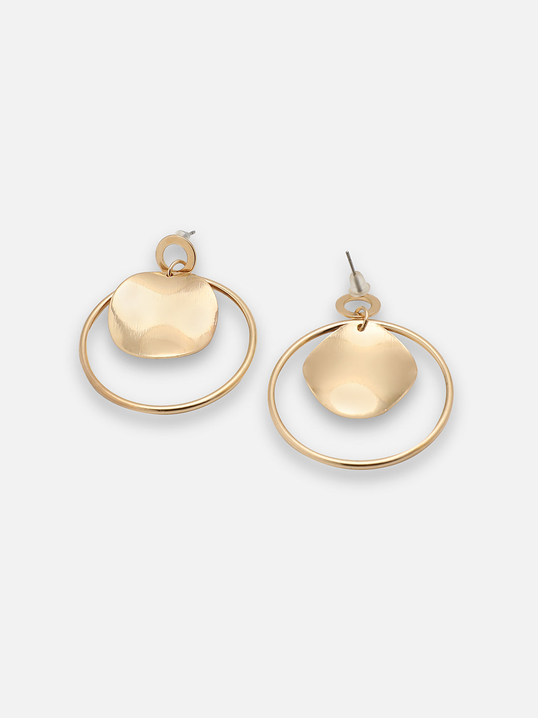 GOLD PLATED PARTY DESIGNER DROP EARRING FOR WOMEN