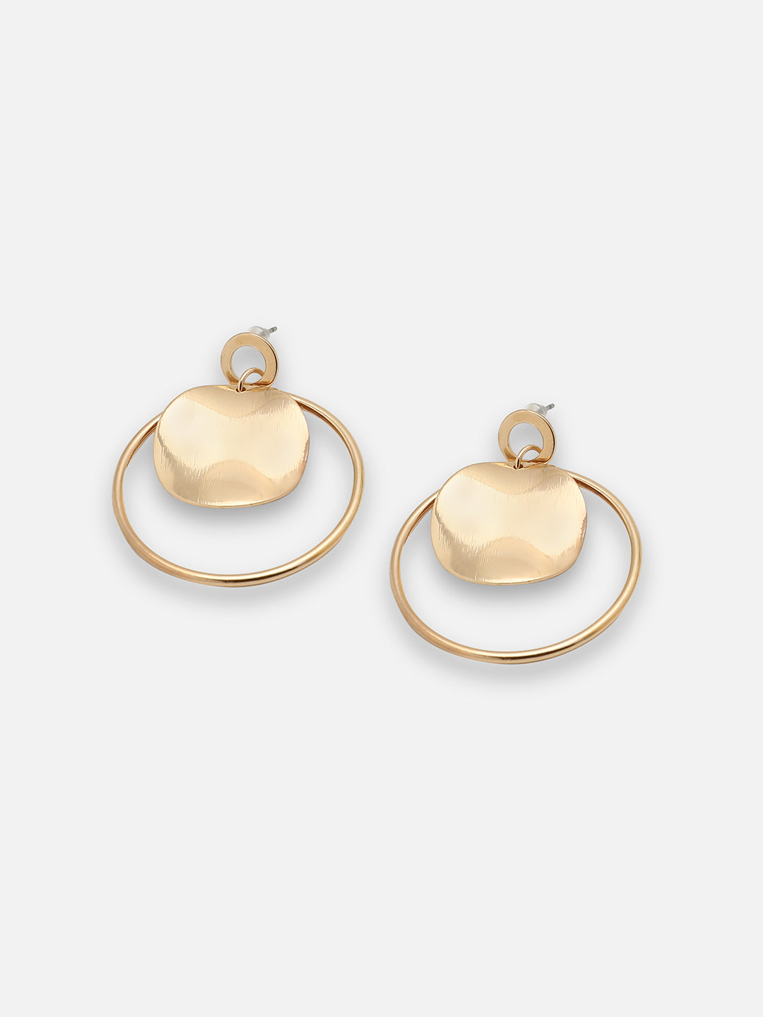 GOLD PLATED PARTY DESIGNER DROP EARRING FOR WOMEN