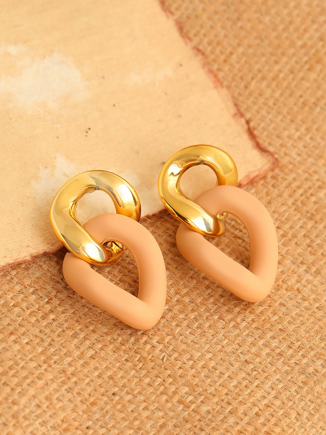 GOLD PLATED PARTY DESIGNER DROP EARRING FOR WOMEN