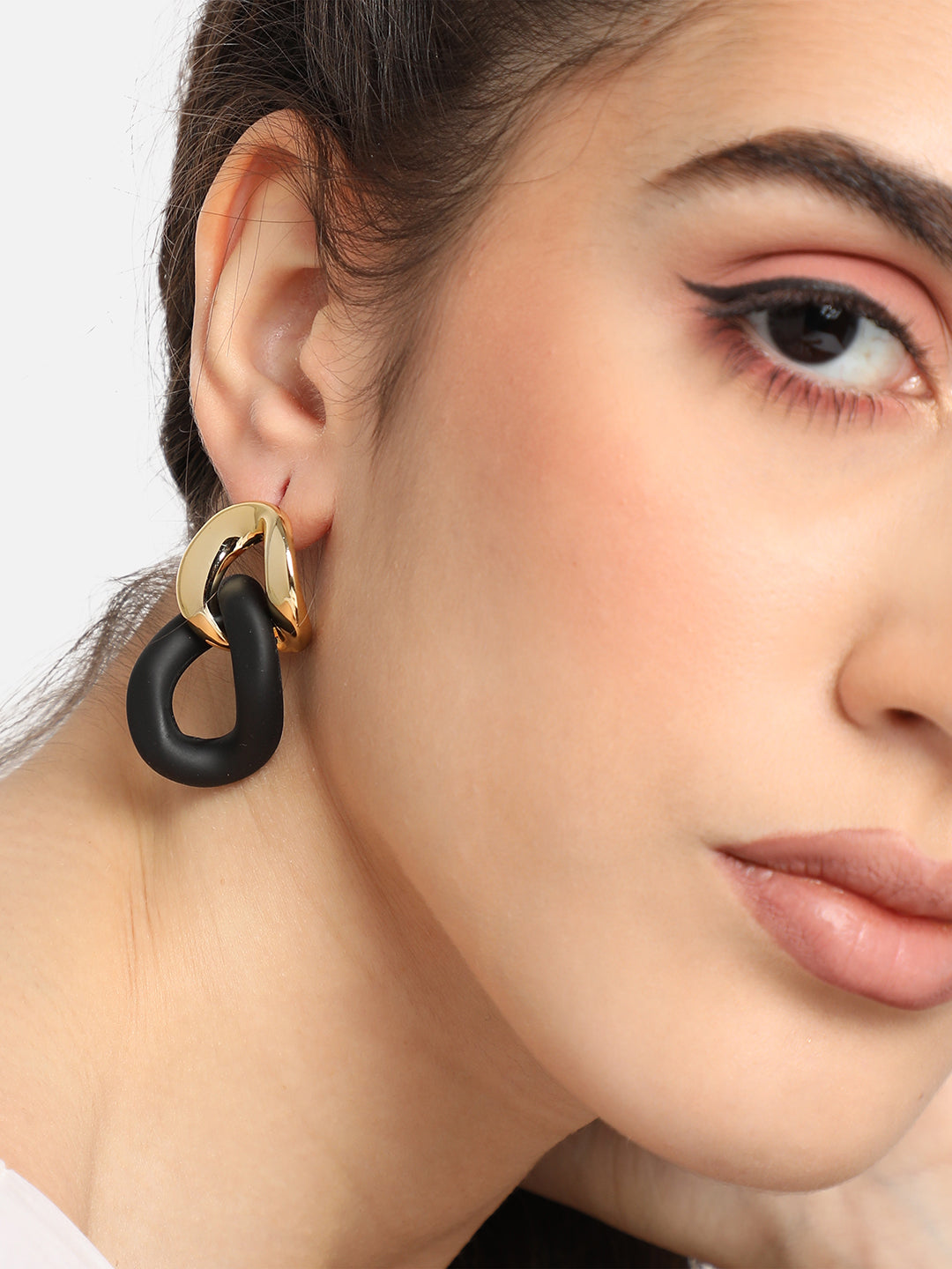 GOLD PLATED PARTY DESIGNER DROP EARRING FOR WOMEN