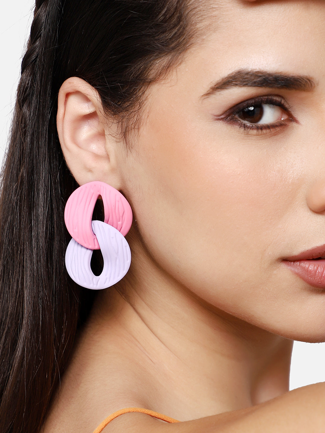 GOLD PLATED PARTY DESIGNER DROP EARRING FOR WOMEN