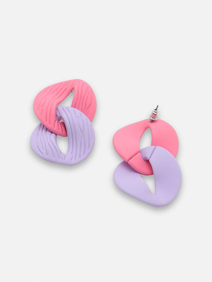 GOLD PLATED PARTY DESIGNER DROP EARRING FOR WOMEN
