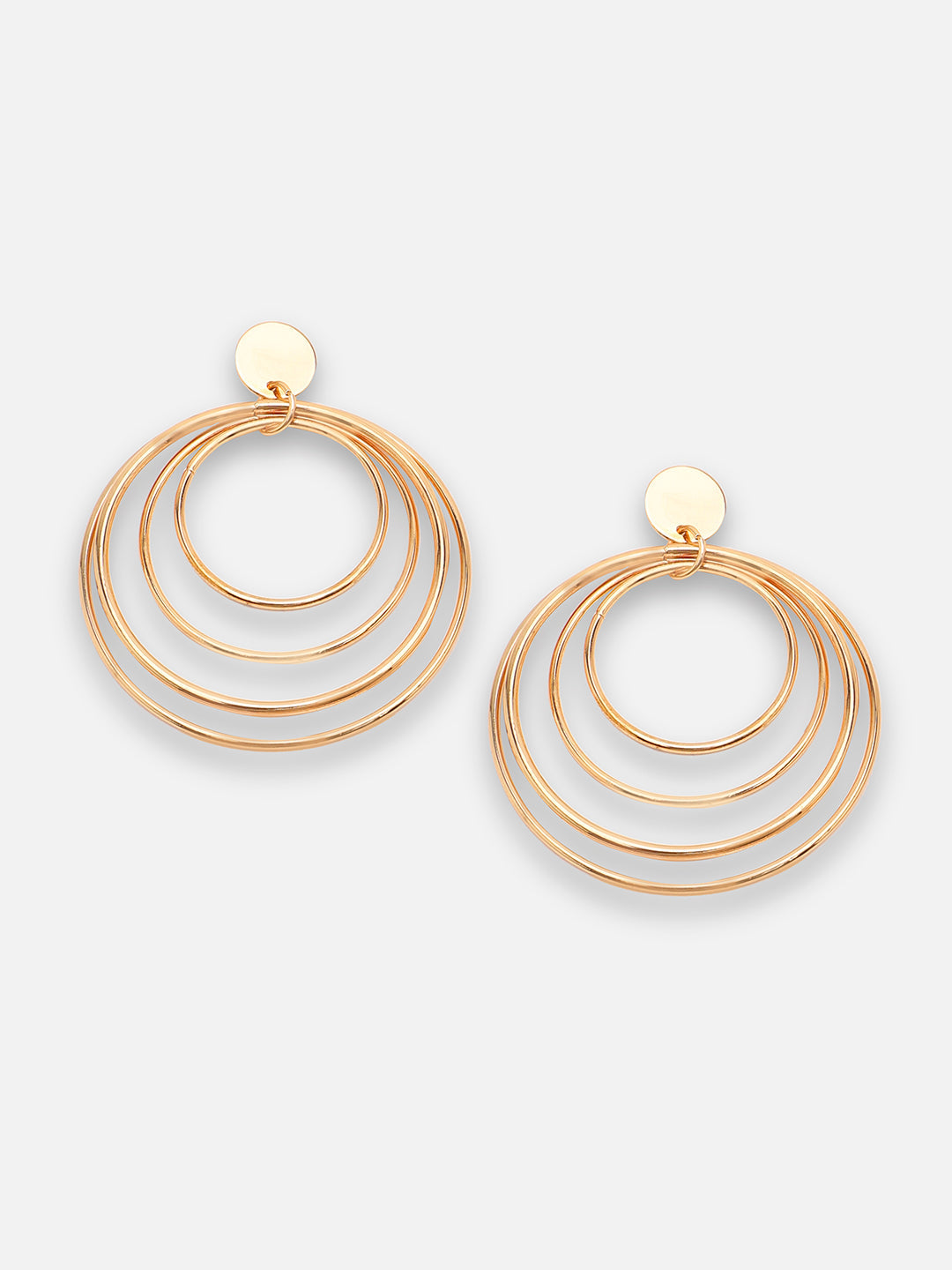 GOLD PLATED PARTY DESIGNER DROP EARRING FOR WOMEN